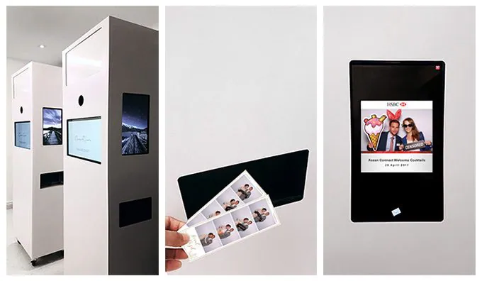 Cheeseeffects GIF booth provide dual touch screen monitors