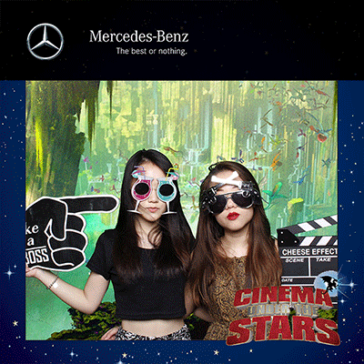Cheeseeffects GIF greenscreen video booth for Mercedes-Benz event