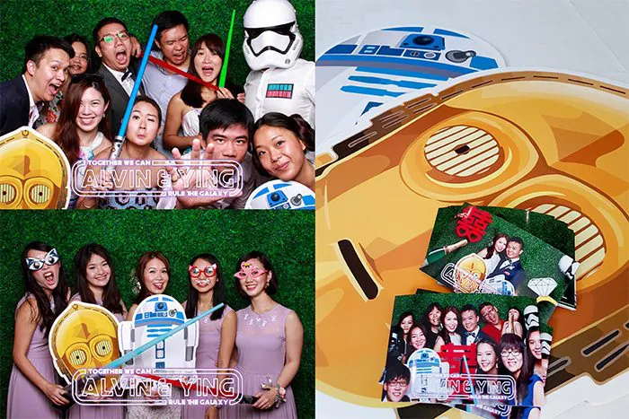 Cheeseeffect provide themed props for event instant photo booth service